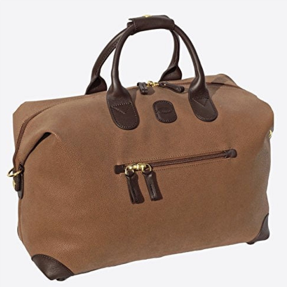 BRICS Leather Weekender Bag